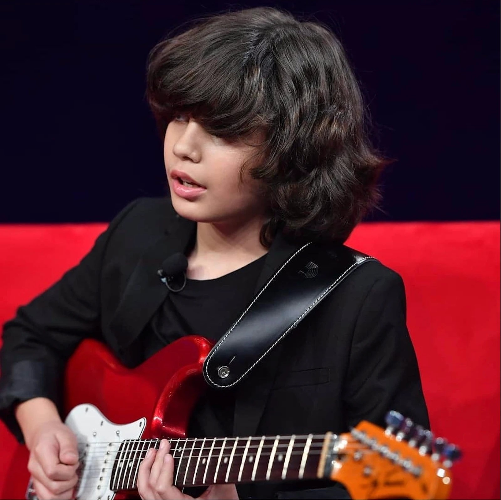 Tameem Masadeh performing on the Little Big Stars TV show